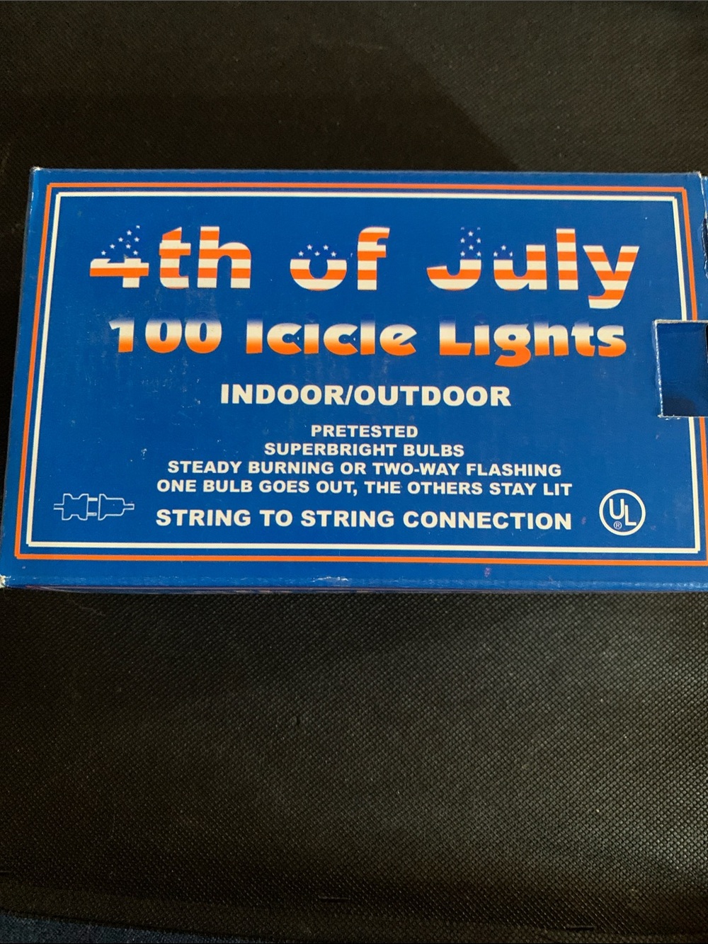 4th of July Icicle Lights